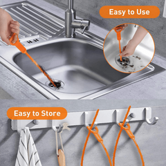 Clogged Snake Cleaner Remover Drain Plumbing Hair Catcher