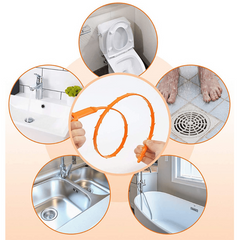 Clogged Snake Cleaner Remover Drain Plumbing Hair Catcher