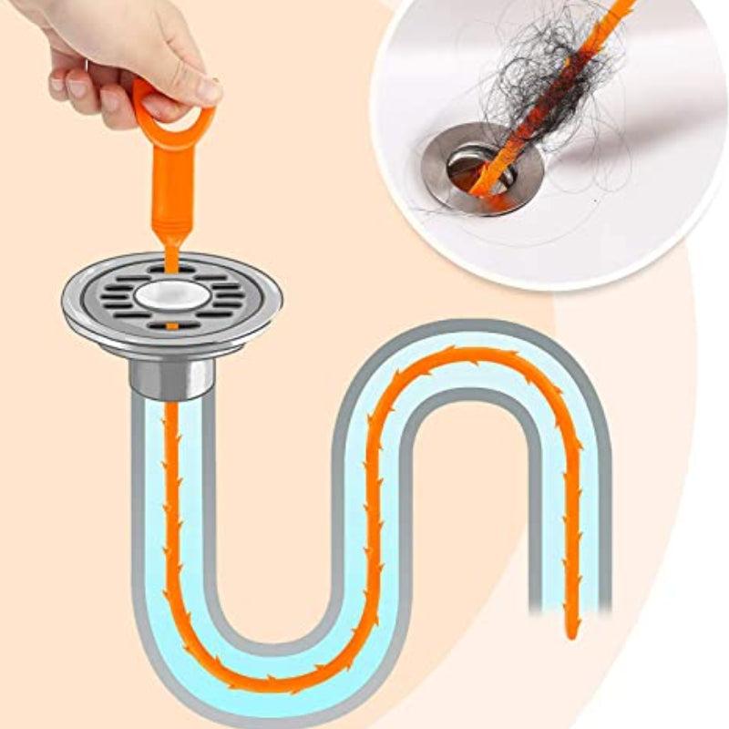 Clogged Snake Cleaner Remover Drain Plumbing Hair Catcher