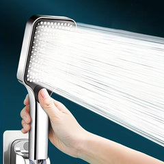 Pressurized Handheld Shower Head Square for Bathroom
