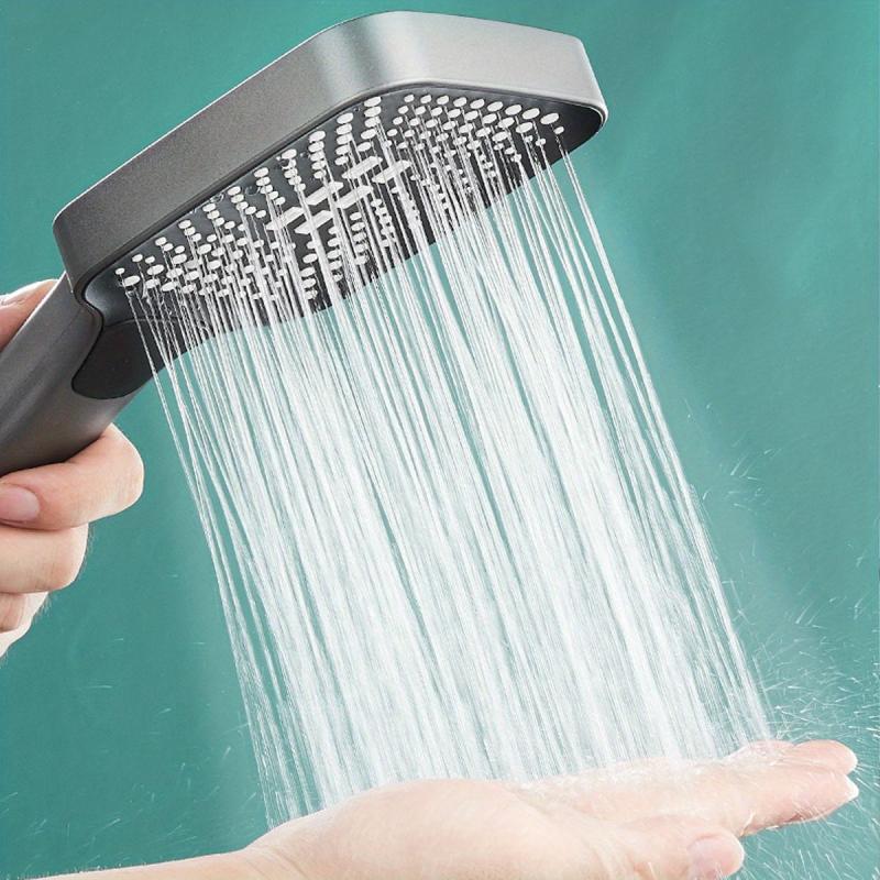 Pressurized Handheld Shower Head Square for Bathroom