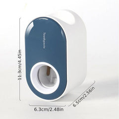 Automatic Toothpaste Squeezer & Toothbrush Holder Wall Mounted