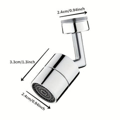 Universal Faucet Extender 720 Rotation No Splash Nozzle for Bathroom Sink & Tub