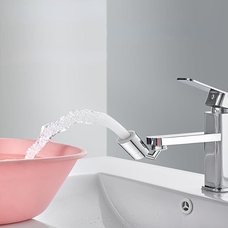 Universal Faucet Extender 720 Rotation No Splash Nozzle for Bathroom Sink & Tub