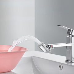 Universal Faucet Extender 720 Rotation No Splash Nozzle for Bathroom Sink & Tub