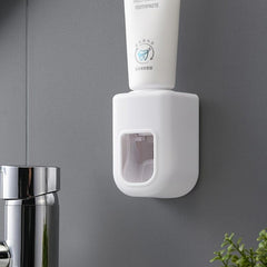 Automatic Toothpaste Squeezer & Holder for Tidy Bathroom