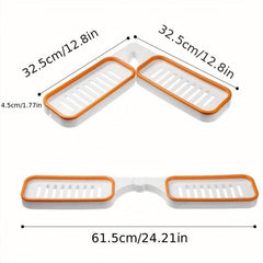 Corner Shower Caddy Wall Mounted Bathroom Storage Rack
