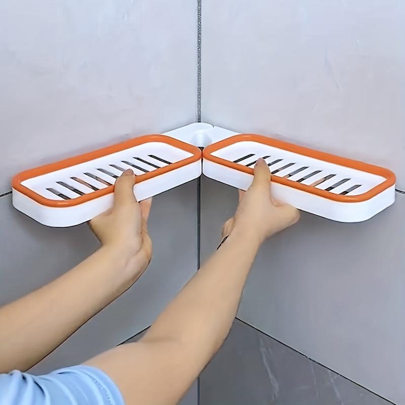Corner Shower Caddy Wall Mounted Bathroom Storage Rack