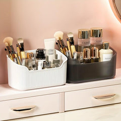 Plastic Cosmetic Storage Box for Bathroom Vanity and Skin Care Products