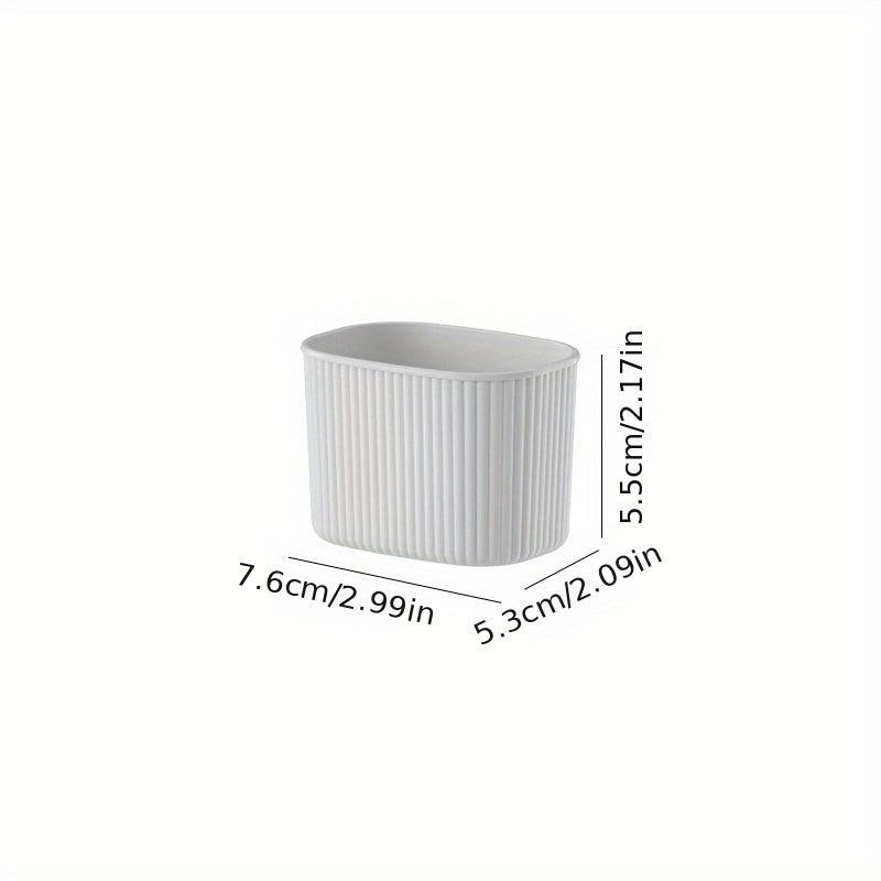 Plastic Cosmetic Storage Box for Bathroom Vanity and Skin Care Products