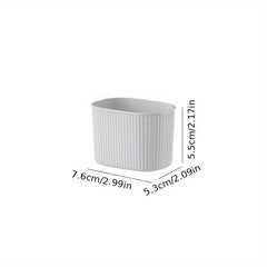 Plastic Cosmetic Storage Box for Bathroom Vanity and Skin Care Products