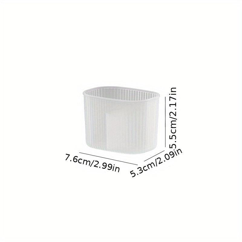 Plastic Cosmetic Storage Box for Bathroom Vanity and Skin Care Products
