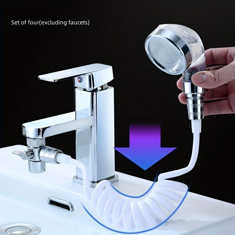 Adjustable Handheld Shower Sprayer with Holder and ON OFF Switch
