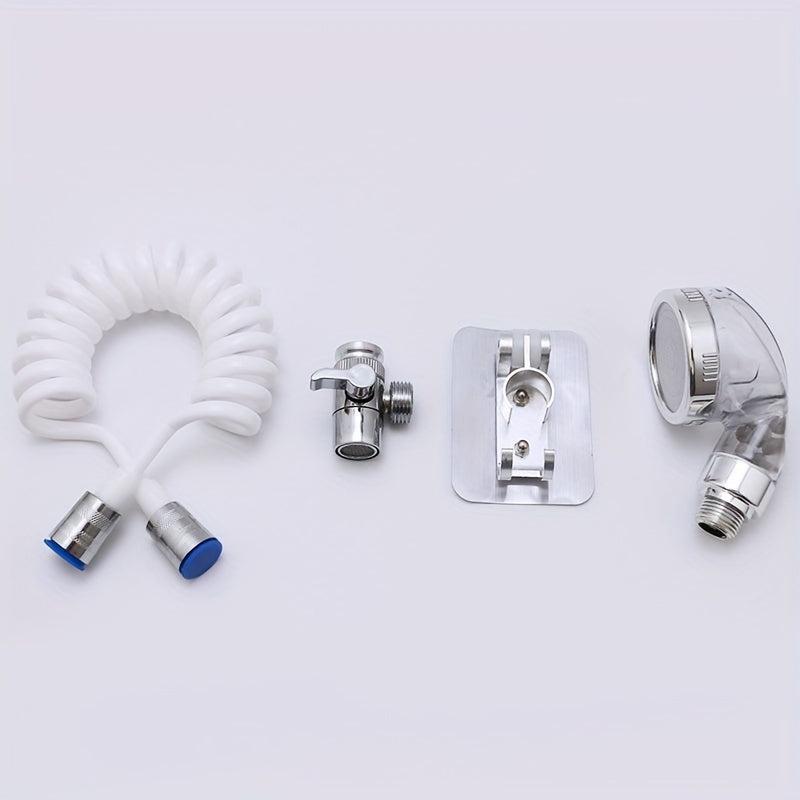 Adjustable Handheld Shower Sprayer with Holder and ON OFF Switch