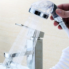 Adjustable Handheld Shower Sprayer with Holder and ON OFF Switch