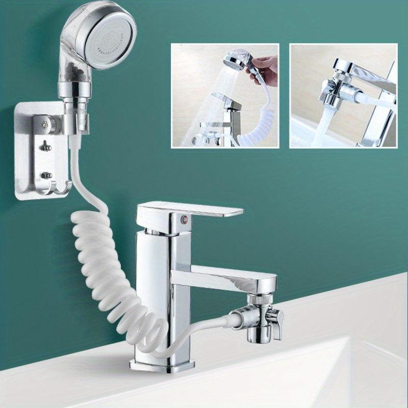 Adjustable Handheld Shower Sprayer with Holder and ON OFF Switch