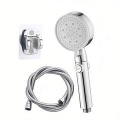 3pcs Adjustable Shower Head High Pressure Water Saving Shower Head