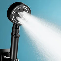 3pcs Adjustable Shower Head High Pressure Water Saving Shower Head