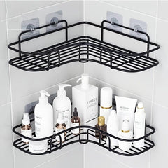 1pc Triangle Shelf Bathroom Corner Shelf Shower Shelf Bedroom Shelf