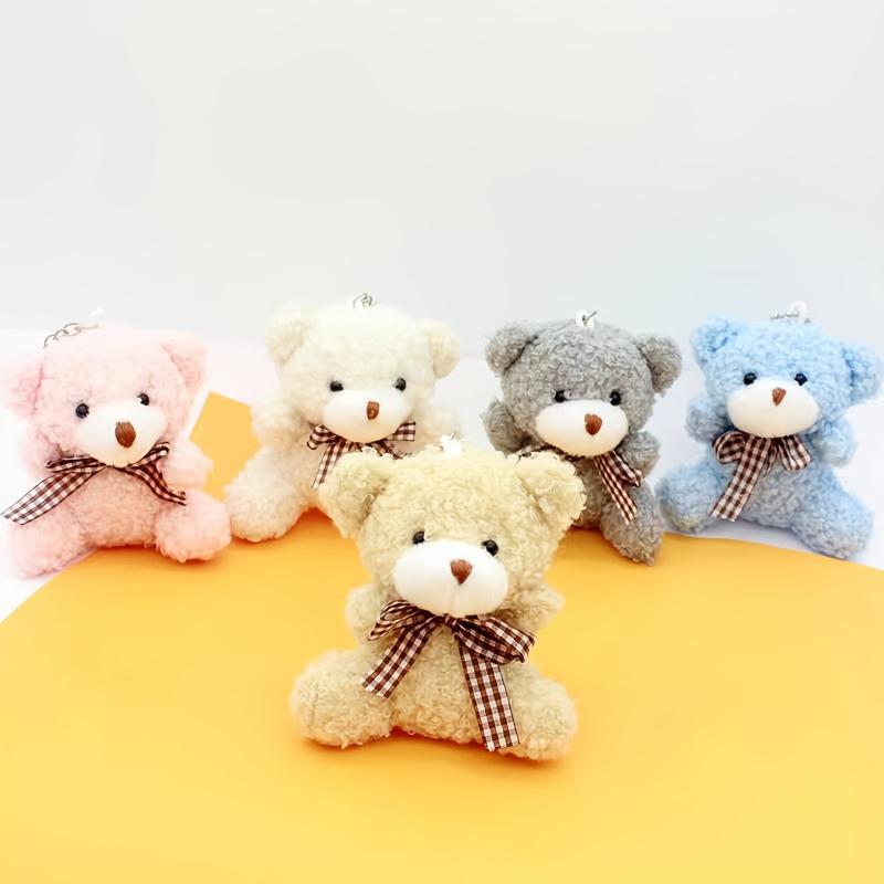 Cute Teddy Bear Plush Toy for Keys and Bags