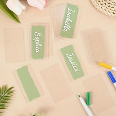 10pcs Acrylic Seat Signs for Weddings - Personalized Place Names
