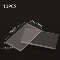 10pcs Acrylic Seat Signs for Weddings - Personalized Place Names