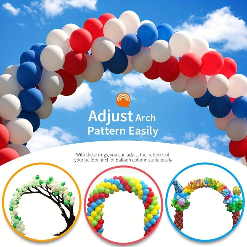 100pcs Balloon Rings Buckle Arch Folder Clip Connector Balloon Clips Wedding