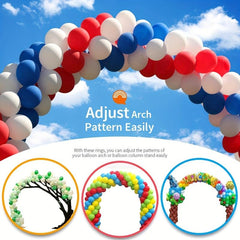 100pcs Balloon Rings Buckle Arch Folder Clip Connector Balloon Clips Wedding