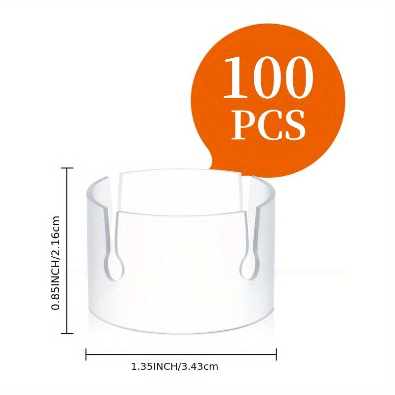100pcs Balloon Rings Buckle Arch Folder Clip Connector Balloon Clips Wedding