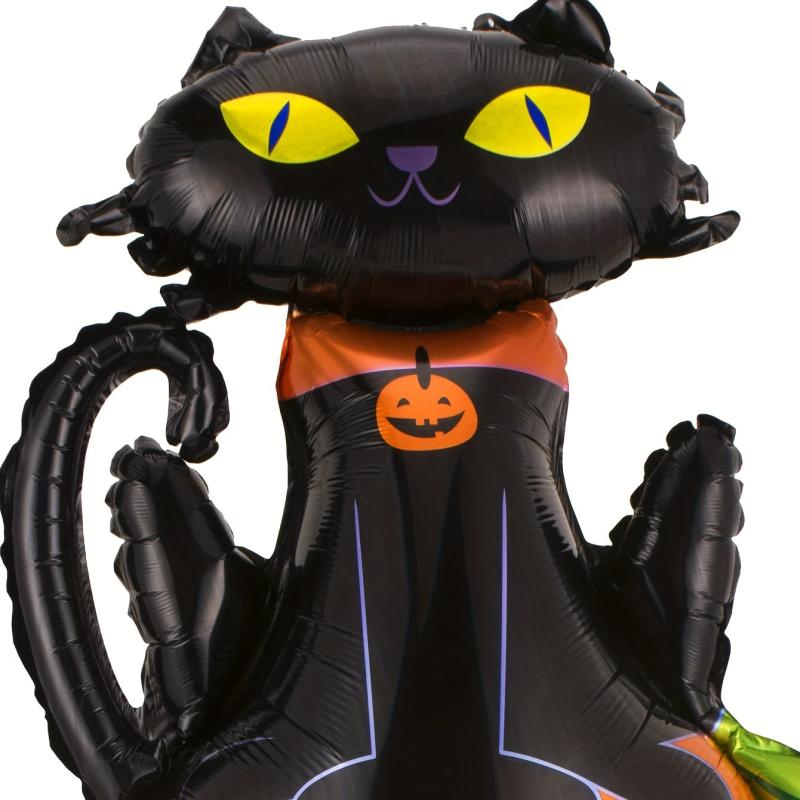 13pcs Pumpkin Cat Balloon Column for Halloween Party Decor
