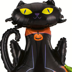 13pcs Pumpkin Cat Balloon Column for Halloween Party Decor