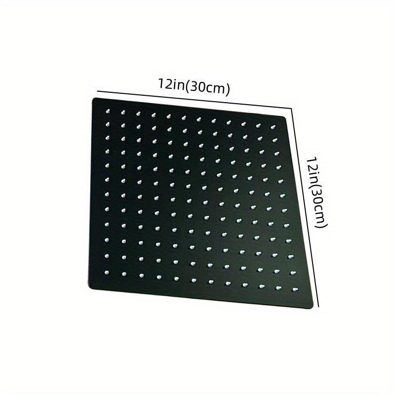 Ultra Thin Stainless Steel Rainfall Shower Head for a Soothing Spray
