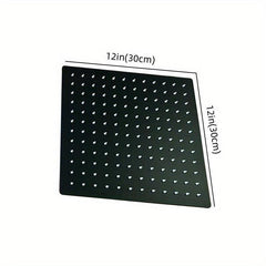 Ultra Thin Stainless Steel Rainfall Shower Head for a Soothing Spray