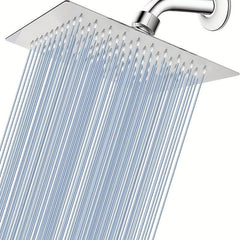 Ultra Thin Stainless Steel Rainfall Shower Head for a Soothing Spray
