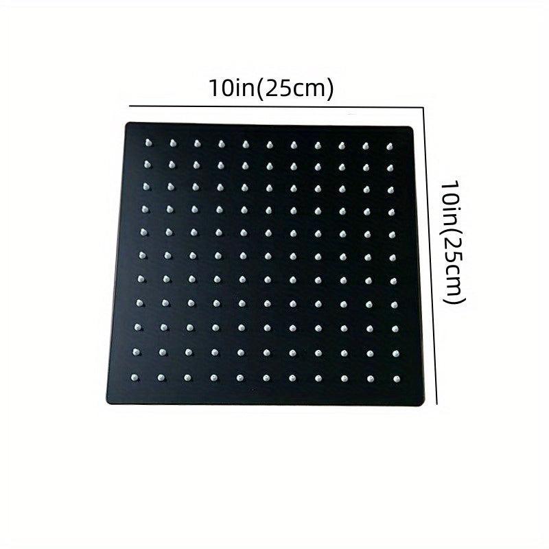Ultra Thin Stainless Steel Rainfall Shower Head for a Soothing Spray