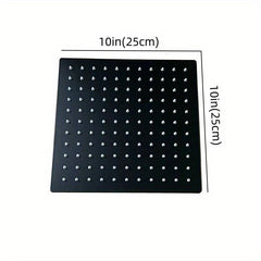 Ultra Thin Stainless Steel Rainfall Shower Head for a Soothing Spray