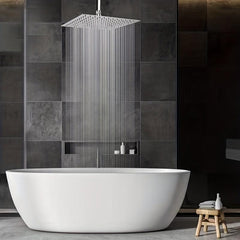 Ultra Thin Stainless Steel Rainfall Shower Head for a Soothing Spray