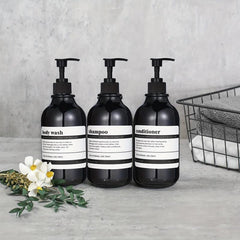 3pcs Shampoo Conditioner Dispenser Set 16 Oz
