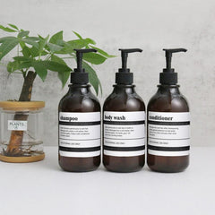 3pcs Shampoo Conditioner Dispenser Set 16 Oz
