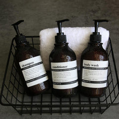 3pcs Shampoo Conditioner Dispenser Set 16 Oz
