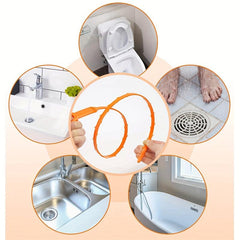 3pcs Solid Sewer Dredging Tool - Home Hair Drain Clog Remover