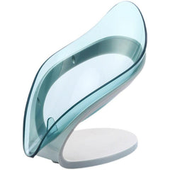 Stylish Leaf Soap Holder with Drainage Holes for Bathroom