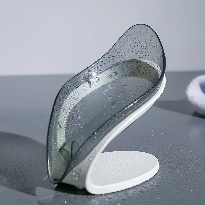 Stylish Leaf Soap Holder with Drainage Holes for Bathroom