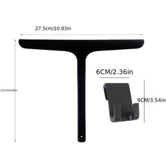 2pcs Shower Squeegee Window Wiper Water Scraper Silicone Bathroom Glass Cleaner
