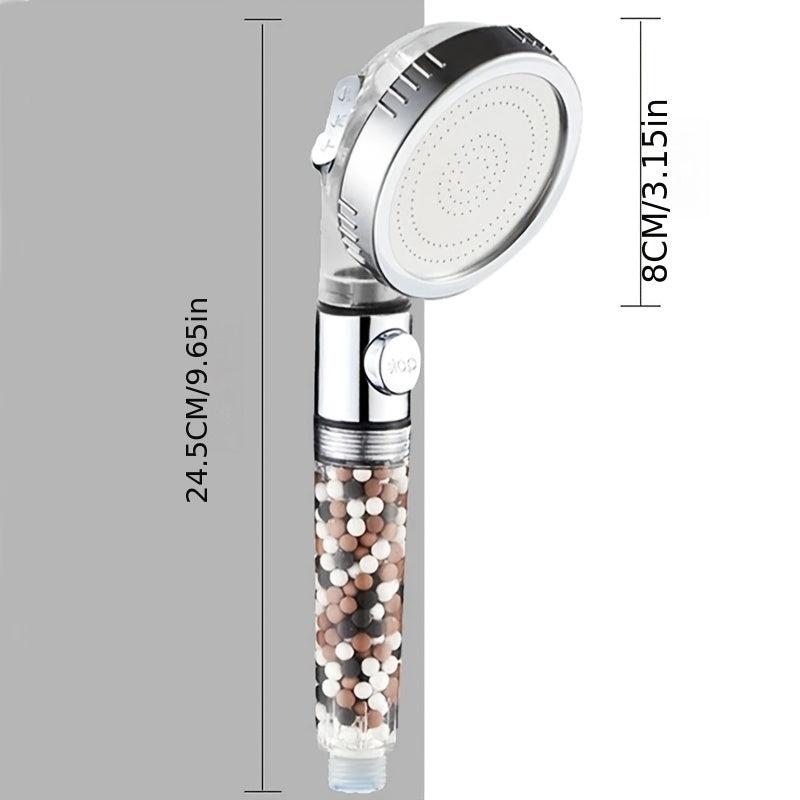 High Pressure Handheld Shower Nozzle with Filter for Spa Experience