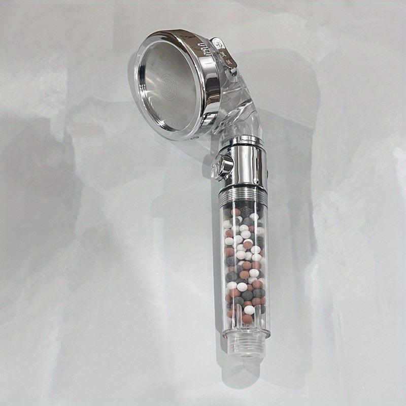 High Pressure Handheld Shower Nozzle with Filter for Spa Experience