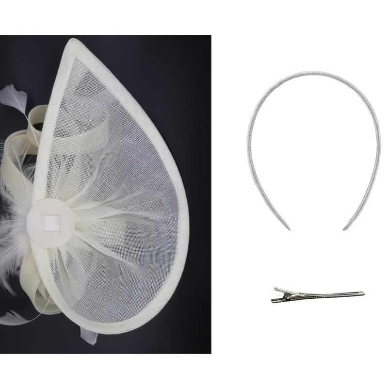 Sinamay Fascinator Hats for Women - Ideal for Weddings, Tea Parties, Church