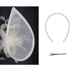 Sinamay Fascinator Hats for Women - Ideal for Weddings, Tea Parties, Church