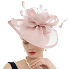 Sinamay Fascinator Hats for Women - Ideal for Weddings, Tea Parties, Church