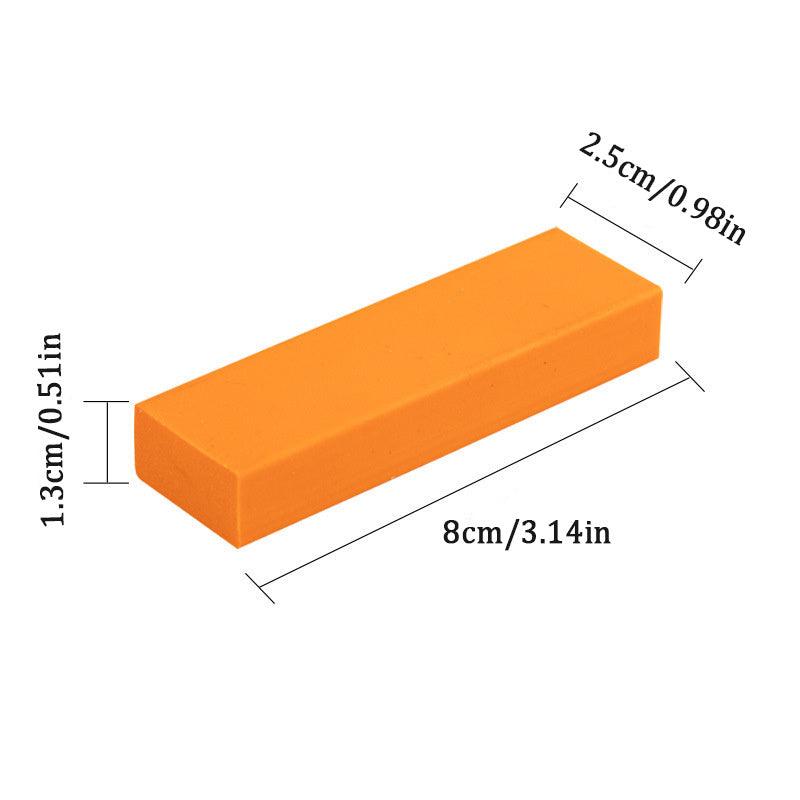 Rubber Limescale Eraser Bathroom Kitchen Cleaning Tool Orange